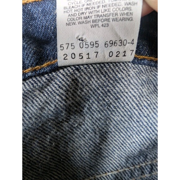 Vintage Levis Jeans 90s 517 Orange Tab 31x36 Bootcut Denim USA 2 Pair - Picture 13 of 13